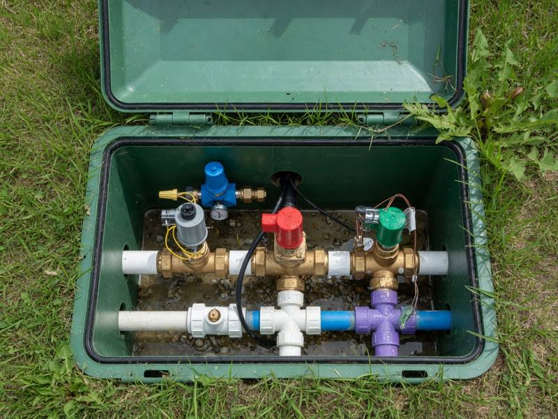Sprinkler valve repair in Buda
